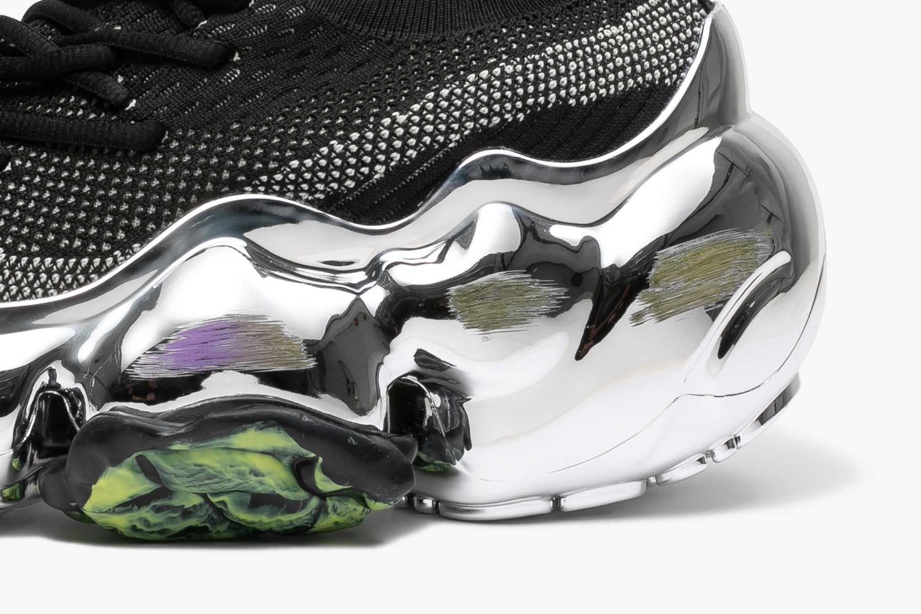 grounds MOOPIE CHROME SCRATCH BLACK CREAM / CHROME