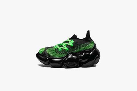 grounds MOOPIE EL BLACK NEON GREEN / BLACK SOLID-side