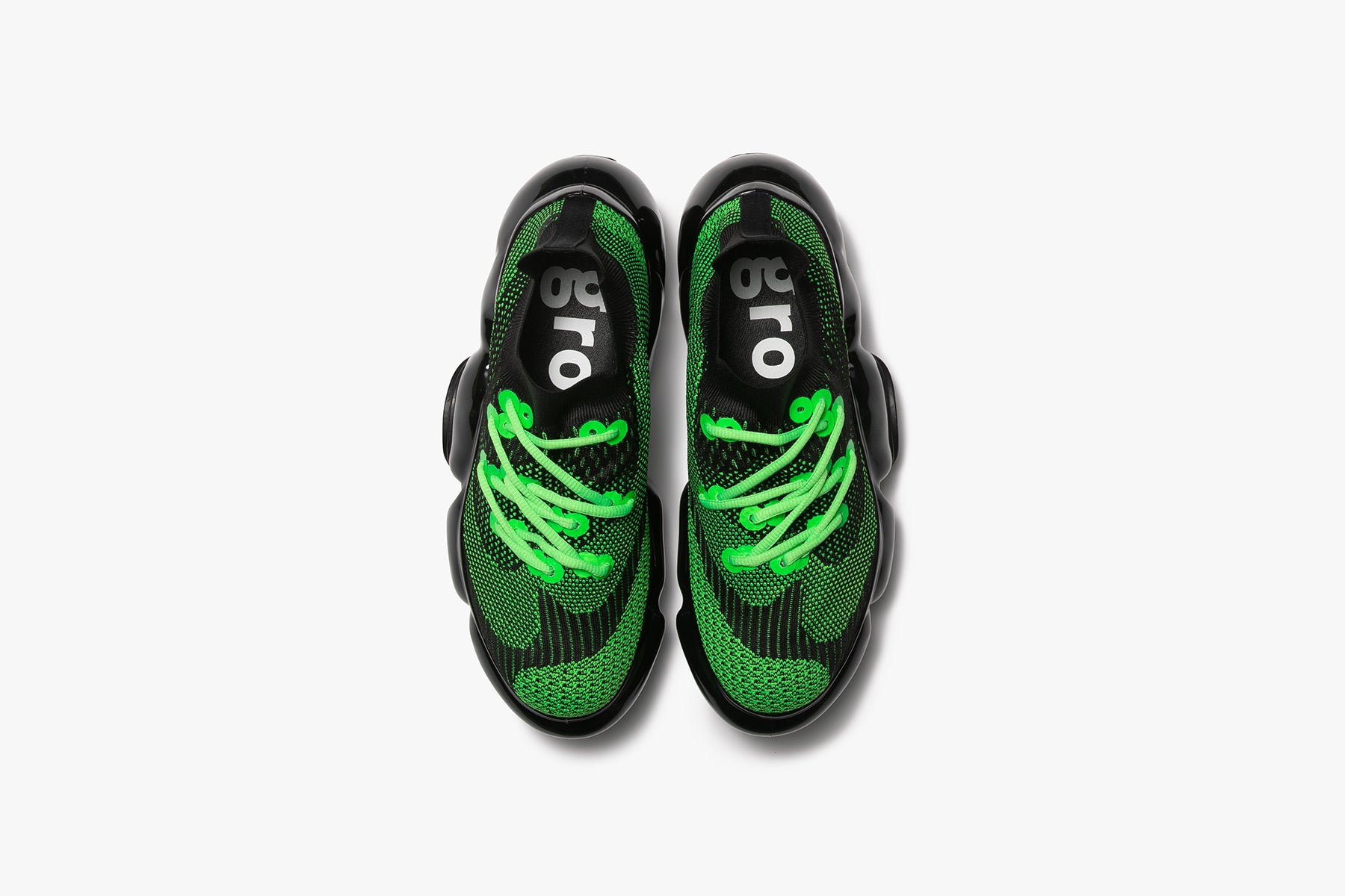 grounds MOOPIE EL BLACK NEON GREEN / BLACK SOLID