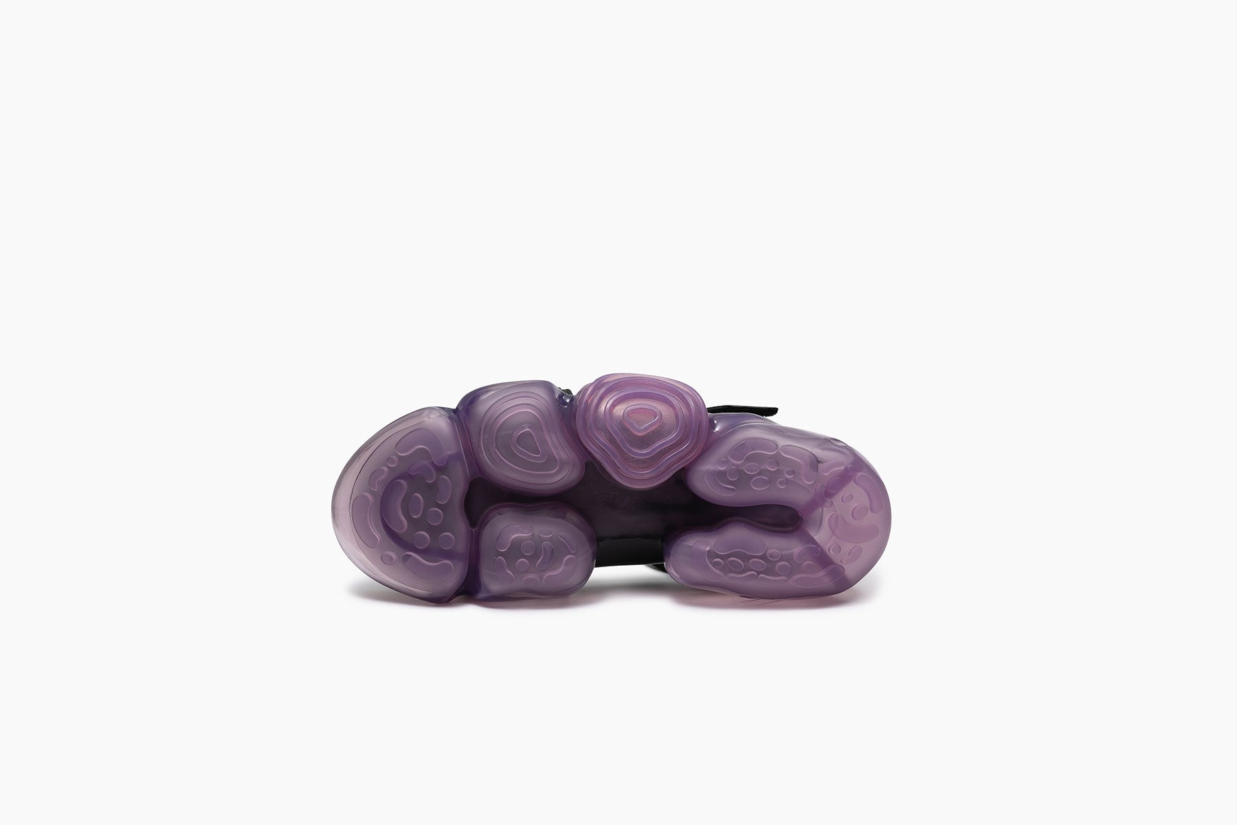 grounds MOOPIE LEATHER SANDAL BLACK / LILAC