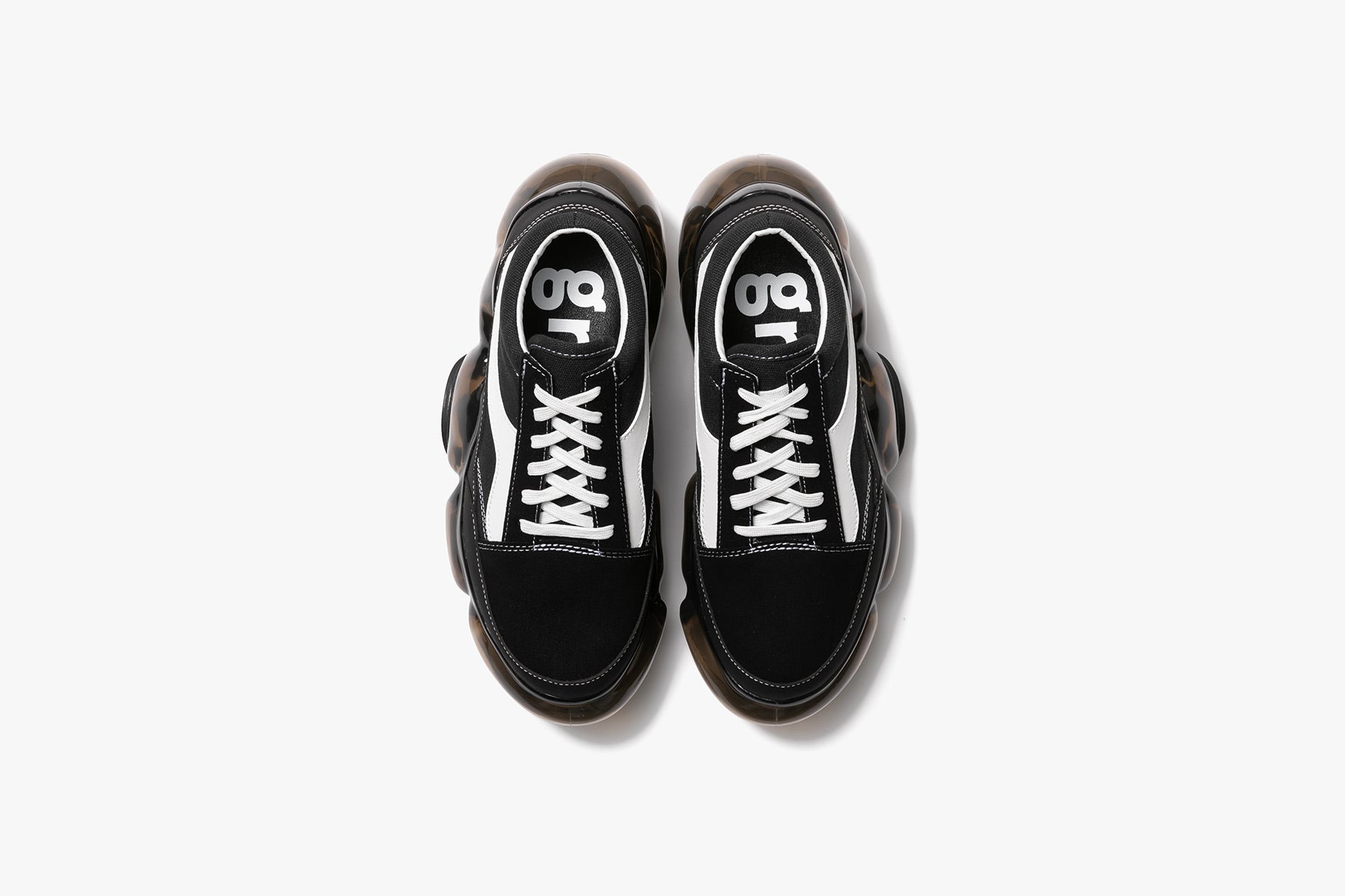 grounds MOOPIE SKATE BLACK WHITE / BLACK