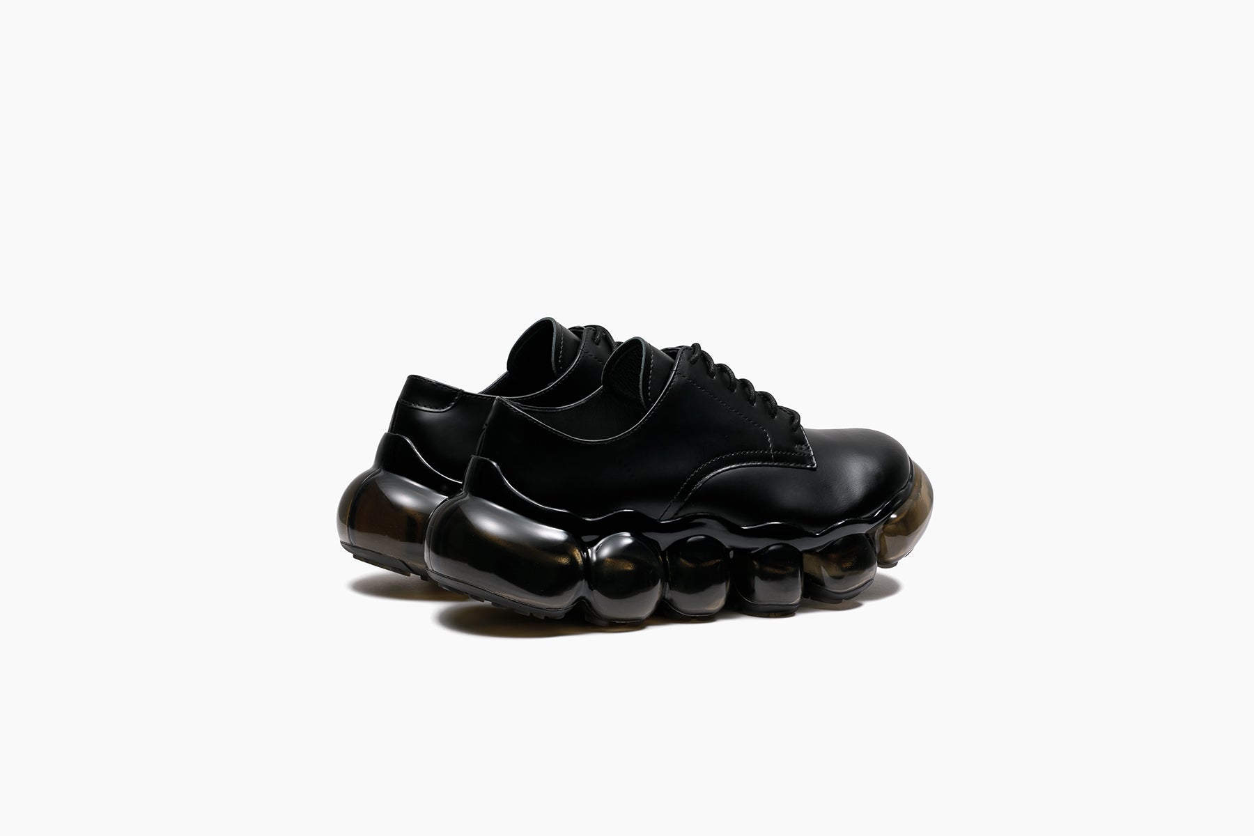 grounds JEWELRY PLAIN TOE　BLACK / BLACK