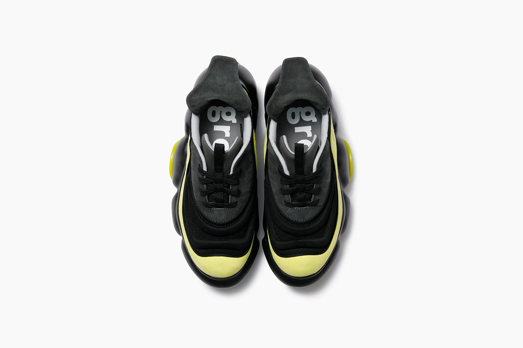 grounds MOOPIE NAZCA LACE　BLACK CITRON / BLACK SOLID MATTE