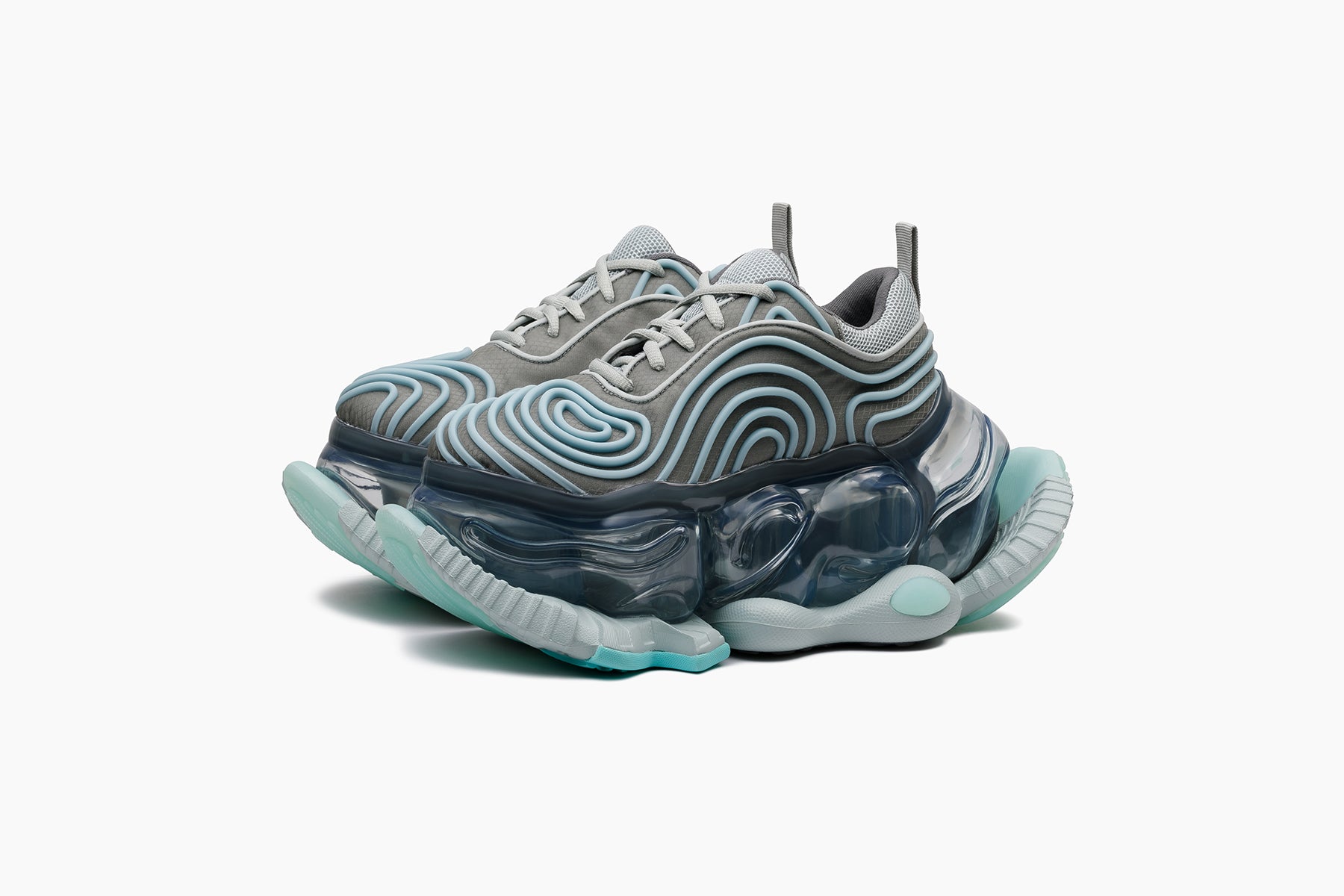 grounds SKYSCRAPER FALCON OPHIDIAN　GRAY ASH BLUE / ICE GRAY