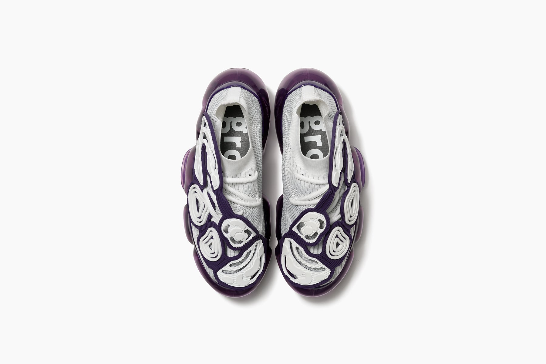 grounds MOOPIE INVERT　WHITE GRAY / PURPLE