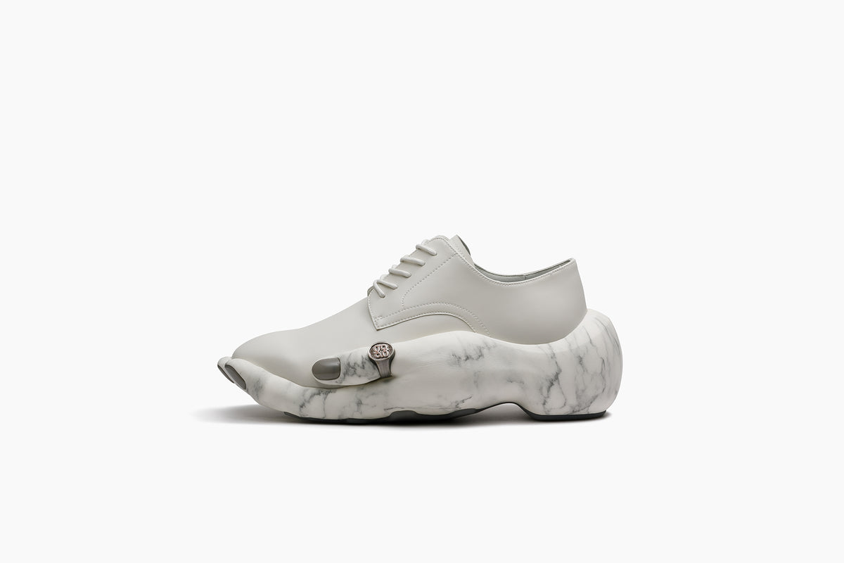 grounds MANUS GENTLEMAN INK WHITE / WHITE MARBLE