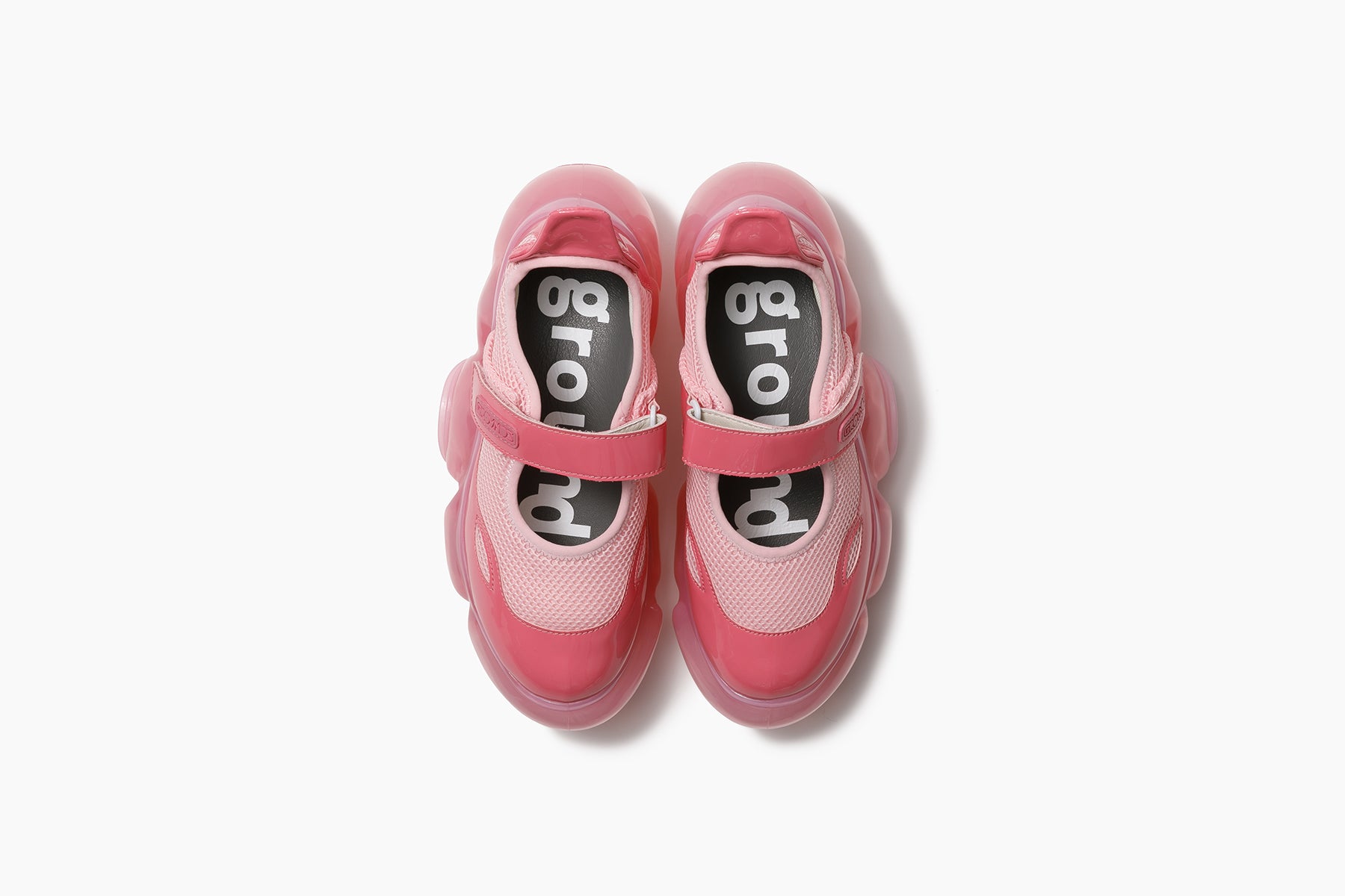 grounds MOOPIE MARY JANE PINK ENAMEL / STRAWBERRY