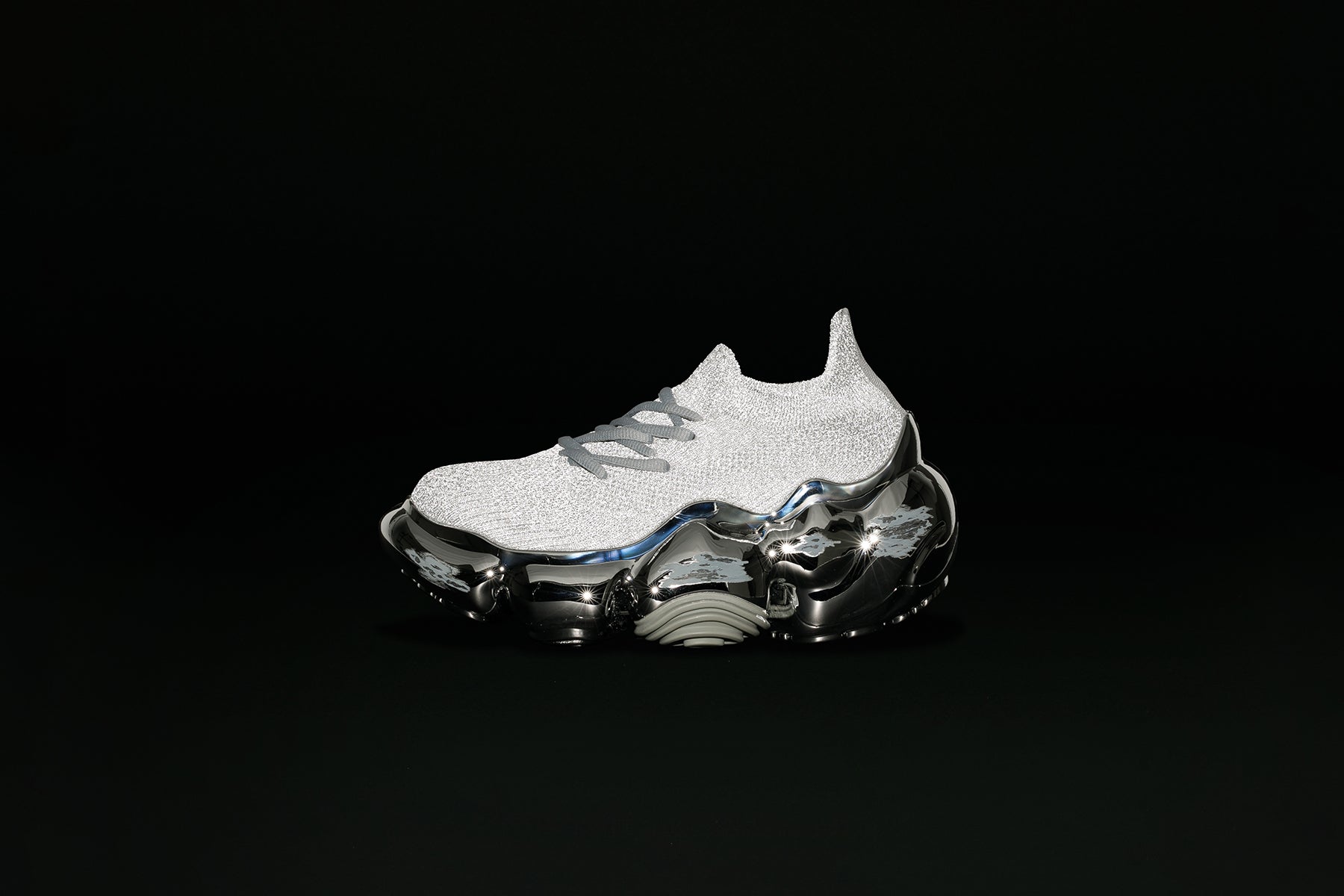 grounds MOOPIE REFLECTOR CHROME SCRATCH GRAY REFLECTOR / CHROME SCRATCH