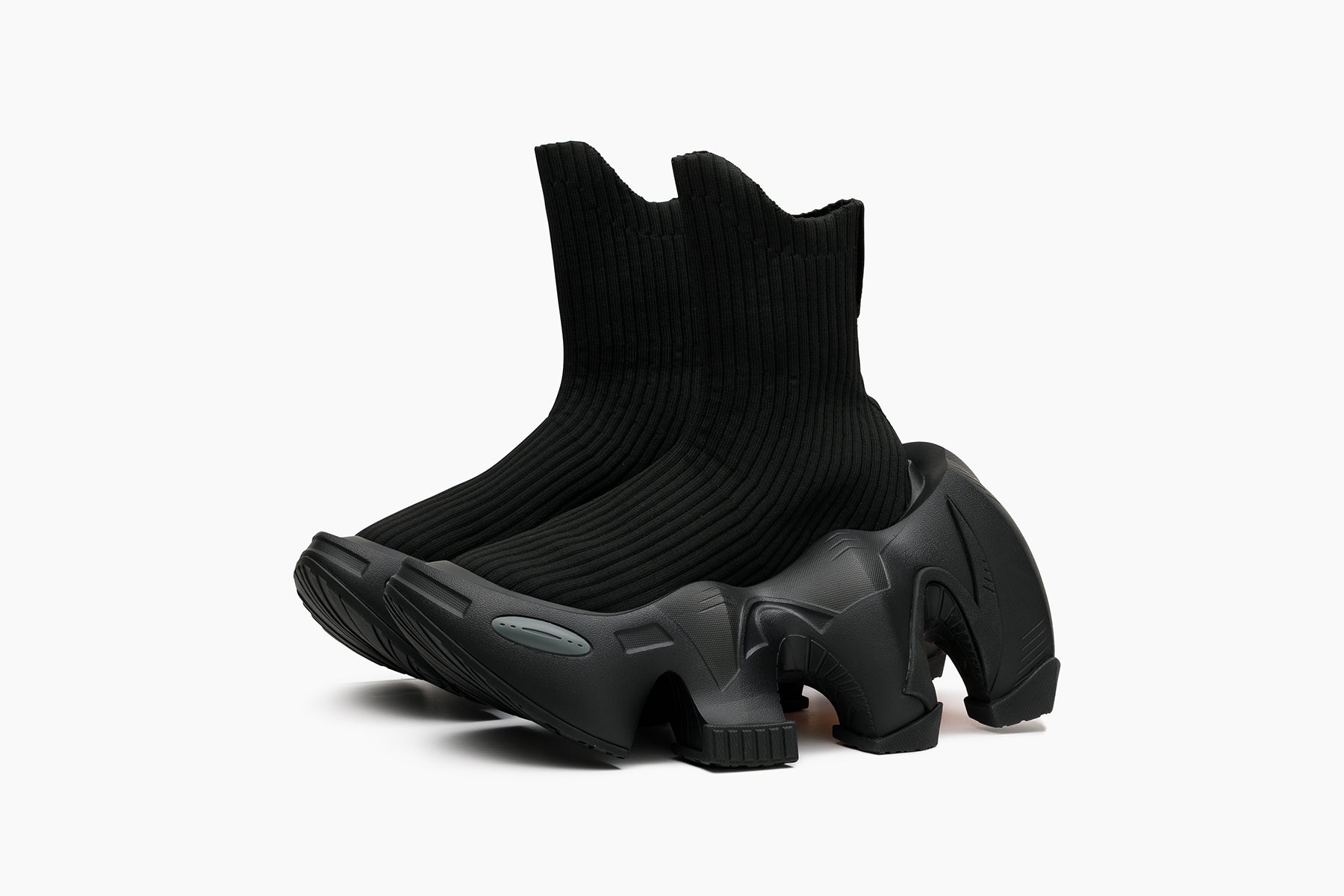 grounds BAT RIB SOCK BLACK GRAY / BLACK NEON ORANGE