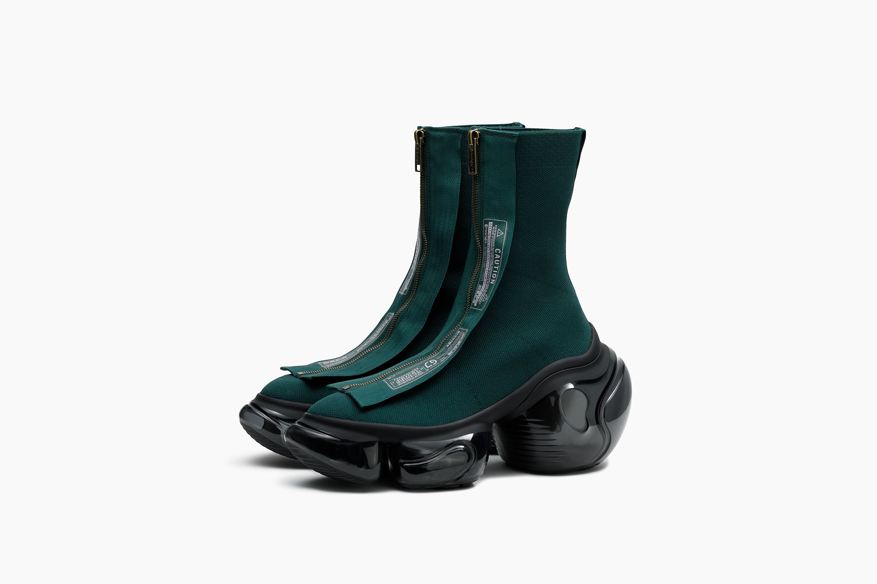 grounds LOOPIE CHAKO PRINT DARK GREEN / BLACK