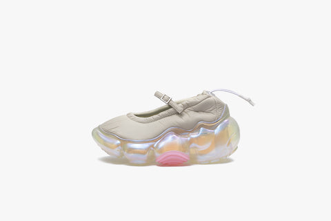 grounds MOOPIE PUMPS CREAM / CLEAR AURORA-side