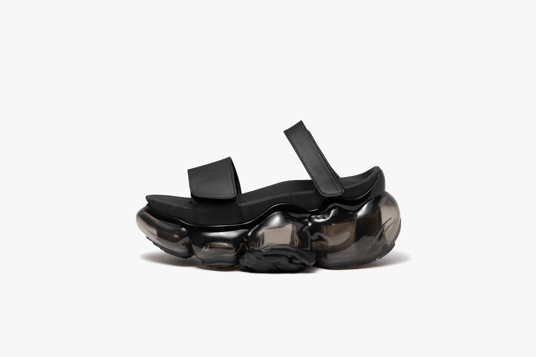 grounds MOOPIE LEATHER SANDAL BLACK / BLACK