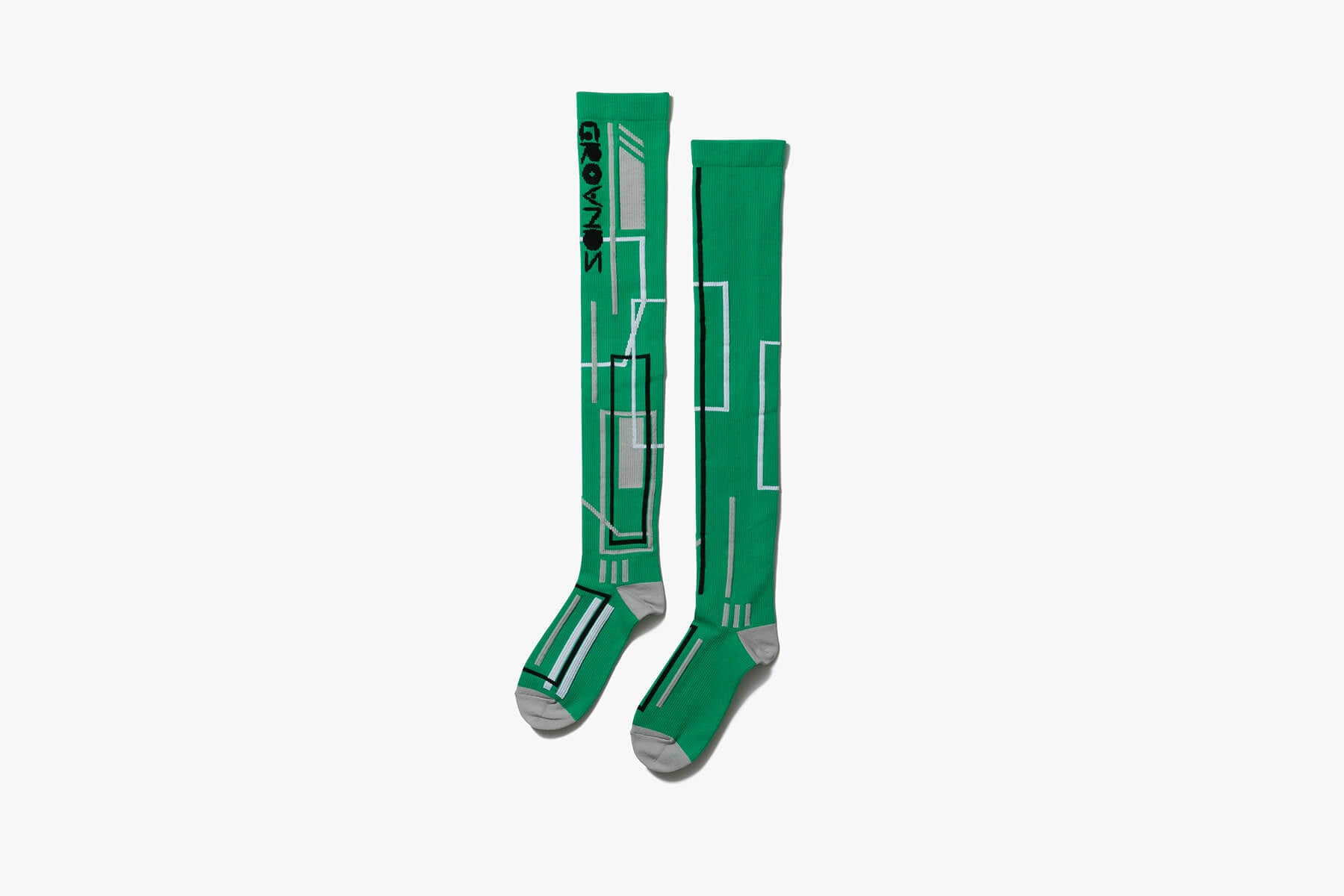 grounds OVER KNEE SOCKS - GREEN